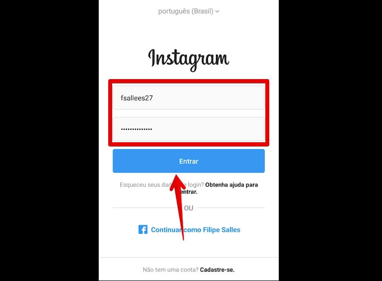 Saiba como recuperar sua conta no Instagram.